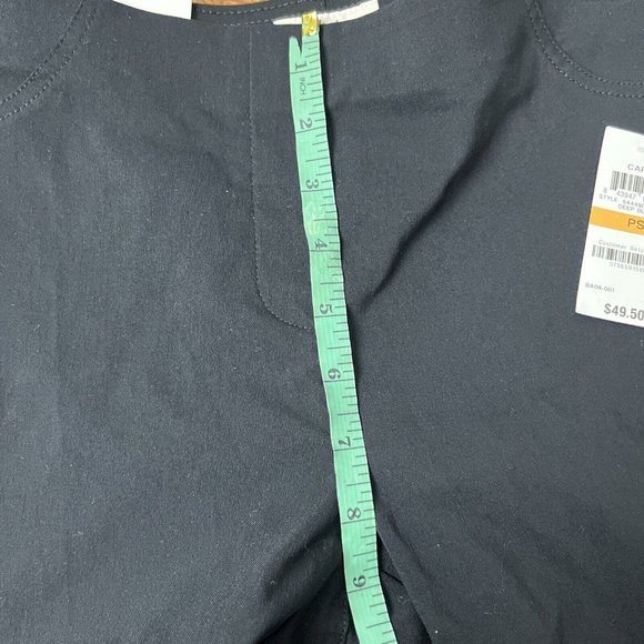 Style & Co Womens Petite Pull-On Capri Pants ( Petite, Deep Black) - Picture 15 of 15